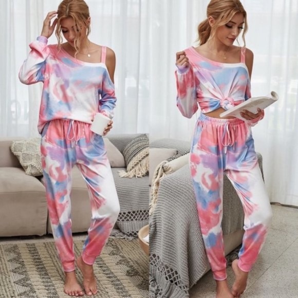 Tie Dye Lounge set - Picture 2 of 4